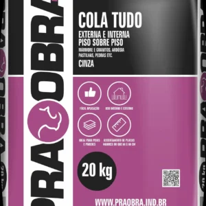 Argamassa Cola Tudo Cinza PRAOBRA saco 20 kg